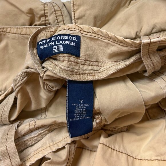 90s Vintage Polo Jeans Co Cargo Pants Baggy Utility Ralph Lauren Pockets Straps. - Picture 6 of 8